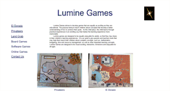 Desktop Screenshot of luminegames.com